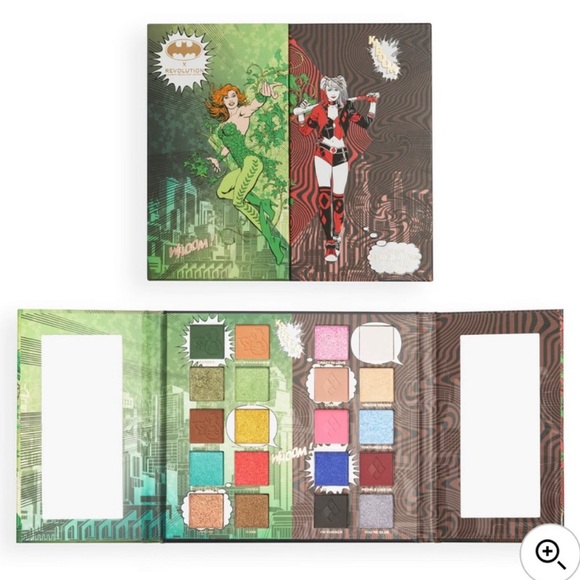 Harley Quinn Poison Ivy Eyeshadow palette dc comics NEW - Picture 1 of 3